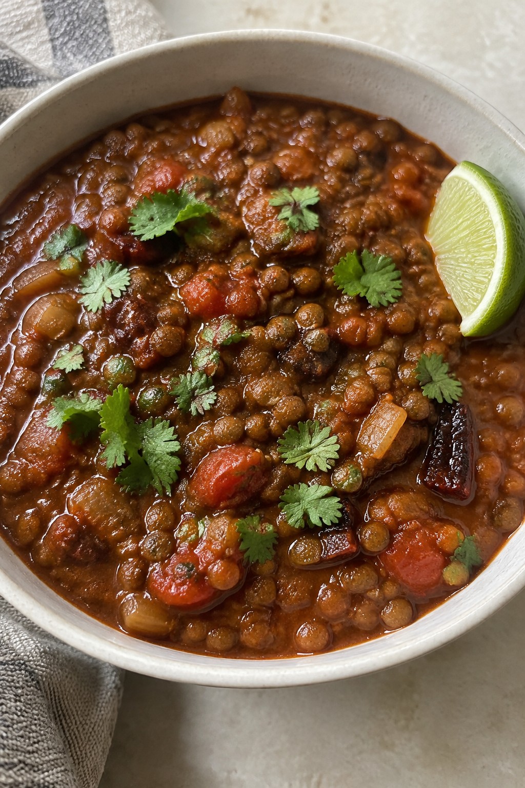 Smoky Mexican Chipotle Lentil Stew