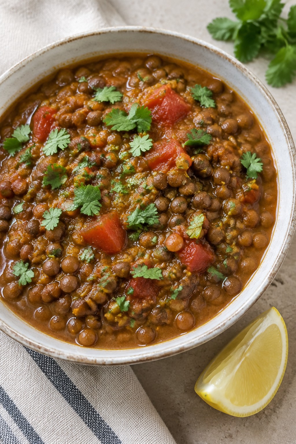 Spicy Indian Masala Lentil Stew