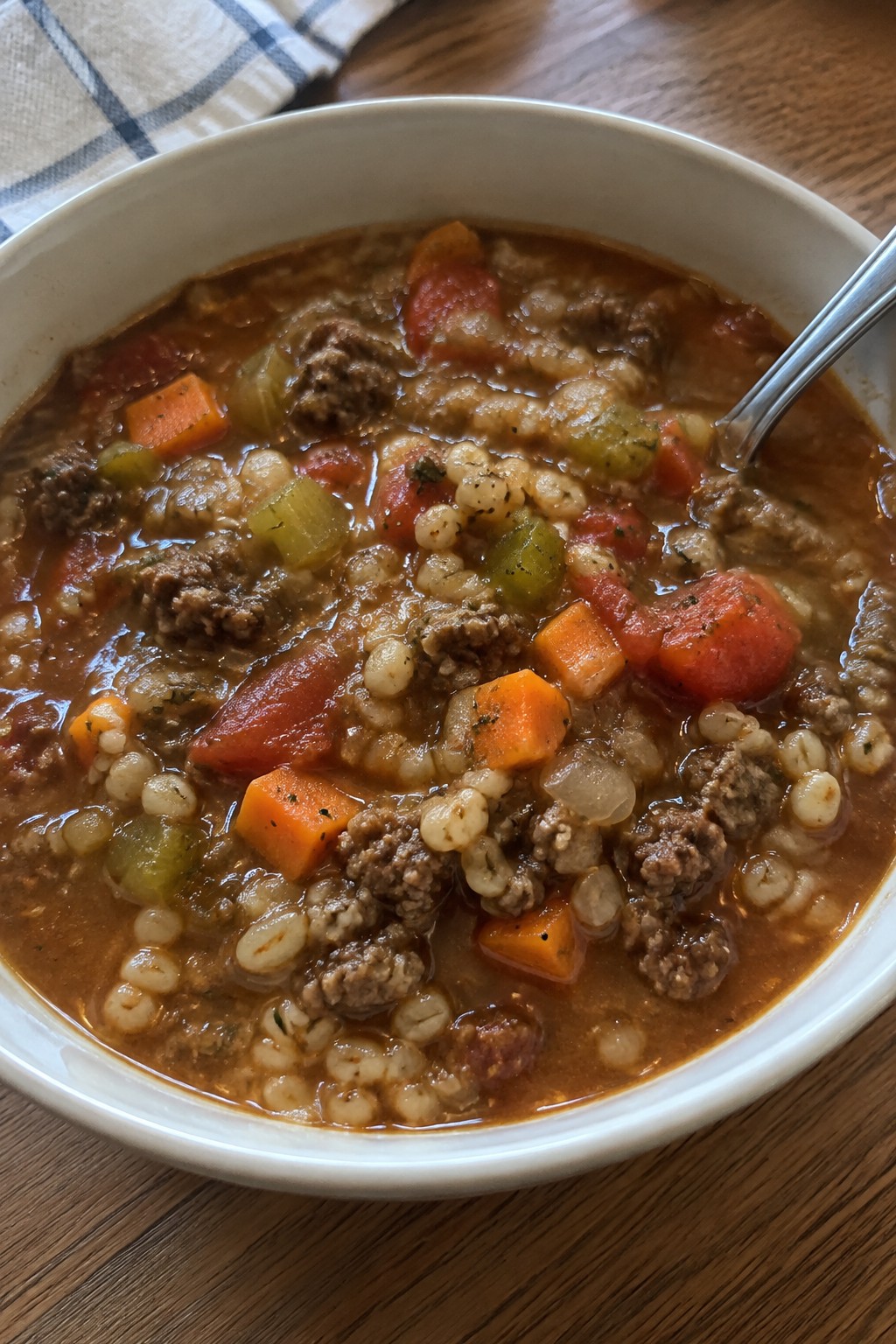 Beef Barley Hamburger Stew