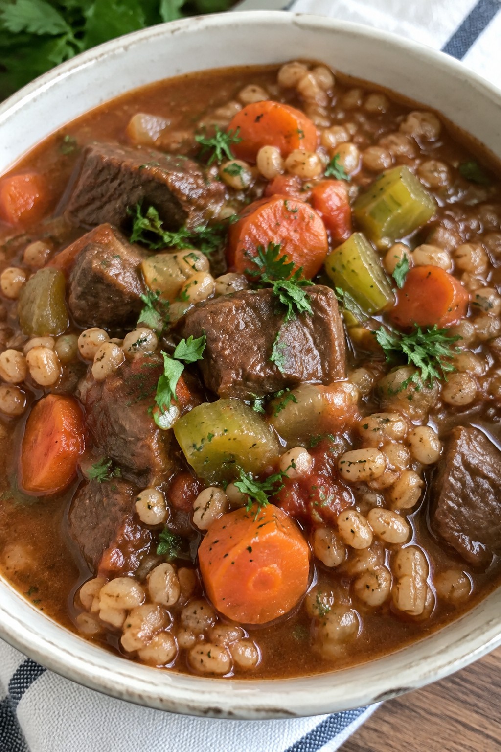 Classic Beef and Barley Winter Stew