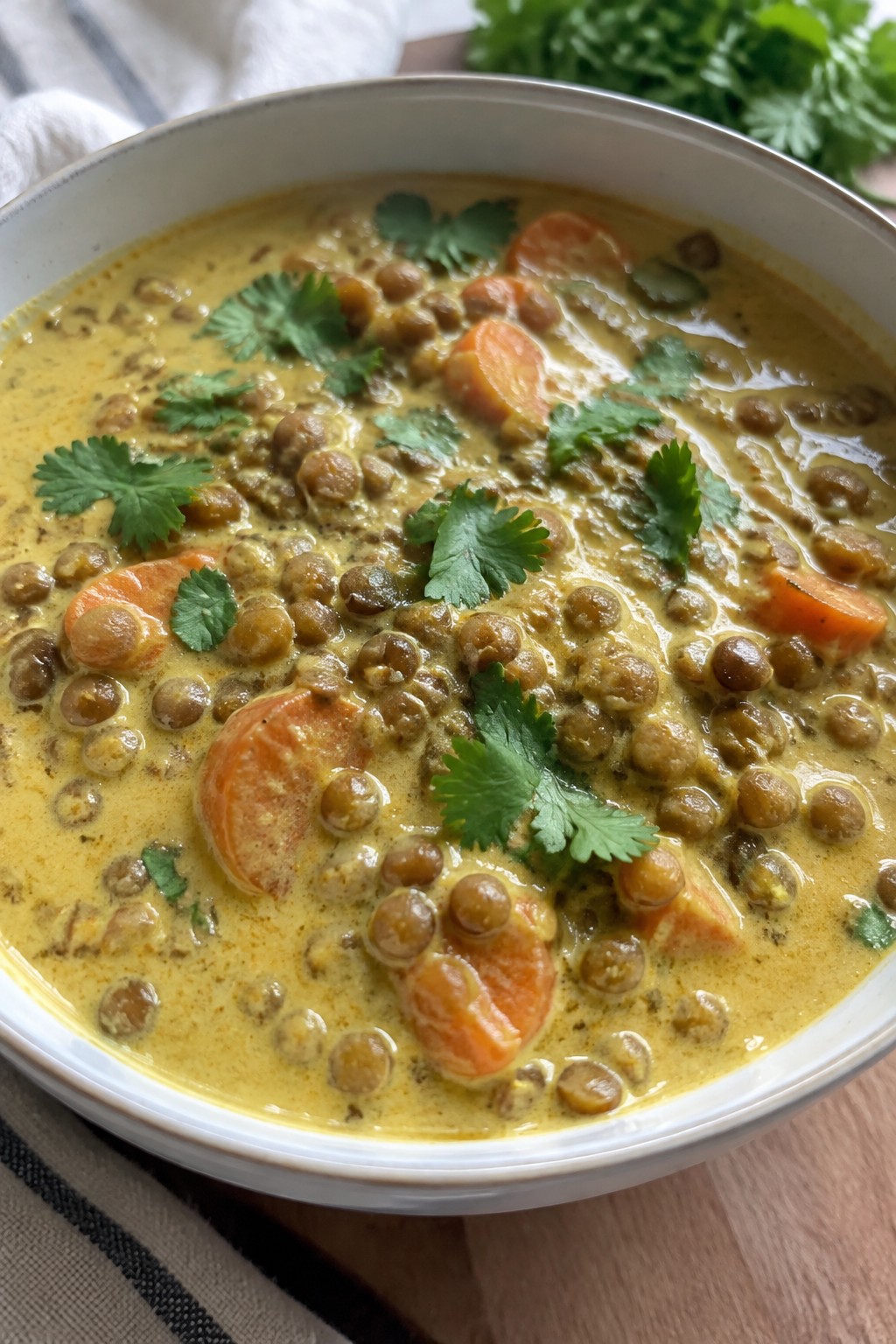 Creamy Coconut Curry Lentil Stew