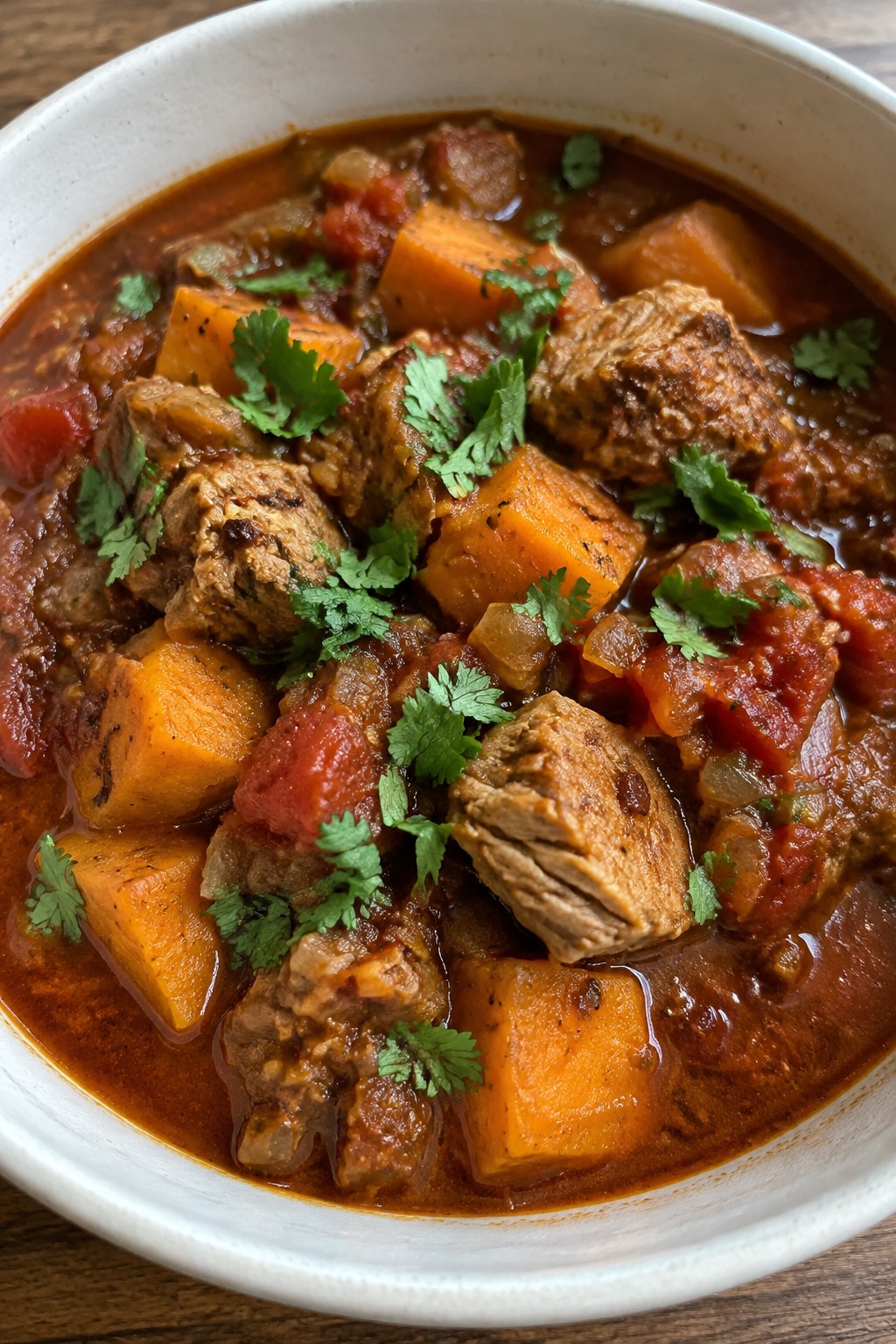 Smoky Chipotle Pork and Sweet Potato Stew
